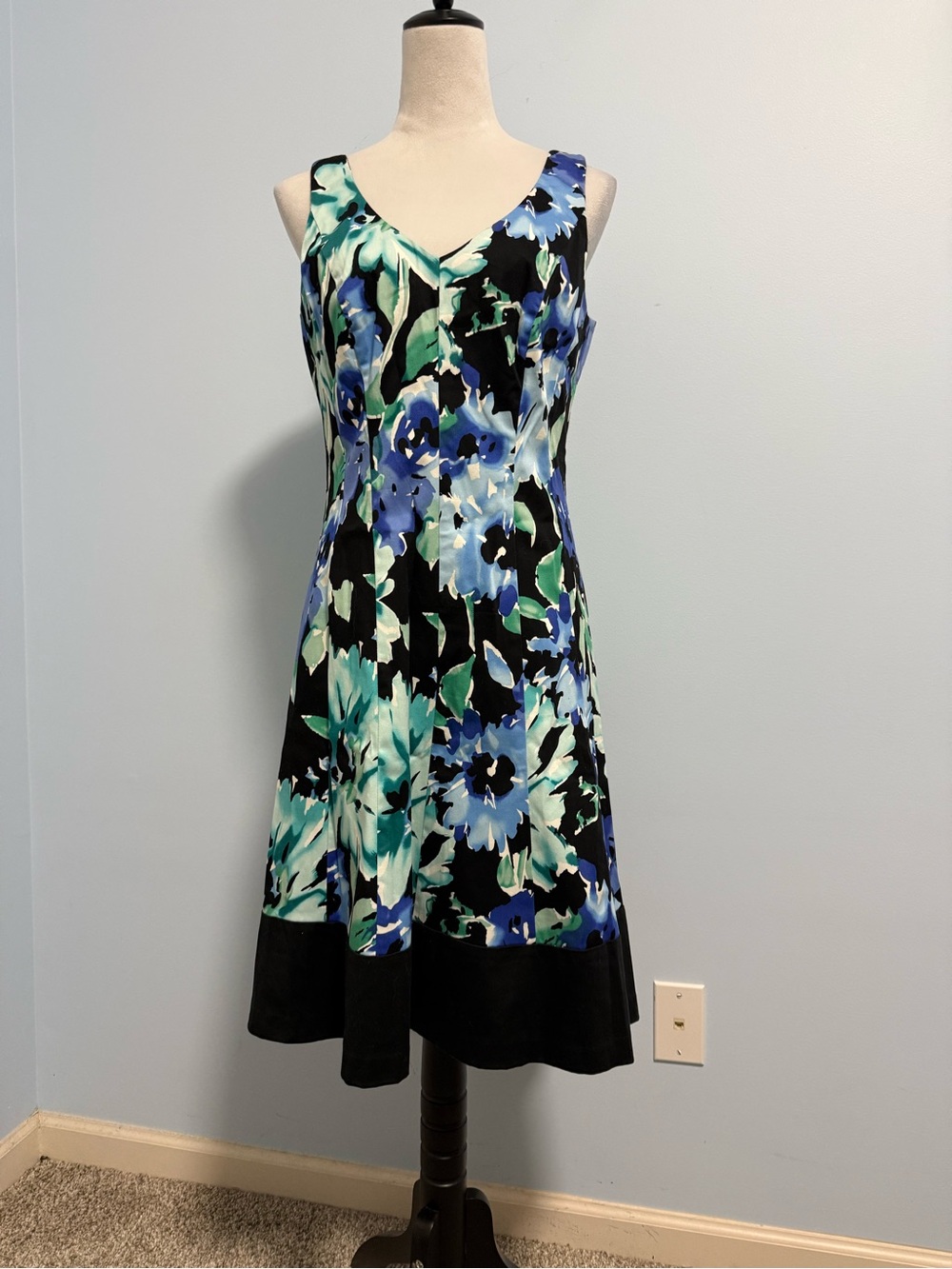 Lauren Ralph Lauren Women’s Sleeveless Floral Abstract Print Dress Size 10